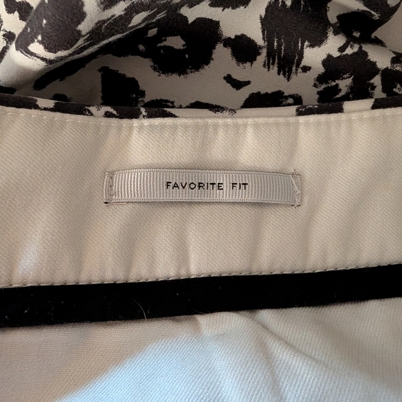 J.Crew Favorite Fit Animal Print Pants Size 4 - Black & White Leopard - Picture 12 of 13